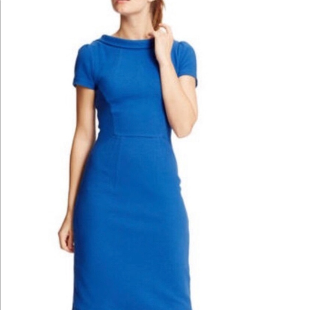 Boden Betty retro dress, bright blue, US6